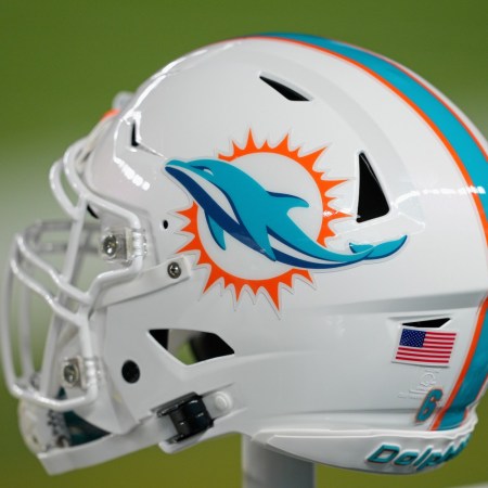 Miami Dolphins helmet